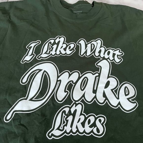 OVO Other - Drake ‘I Like What Drake Likes’ OVO It’s All A Blur Tour Green Baggy Shirt TEE